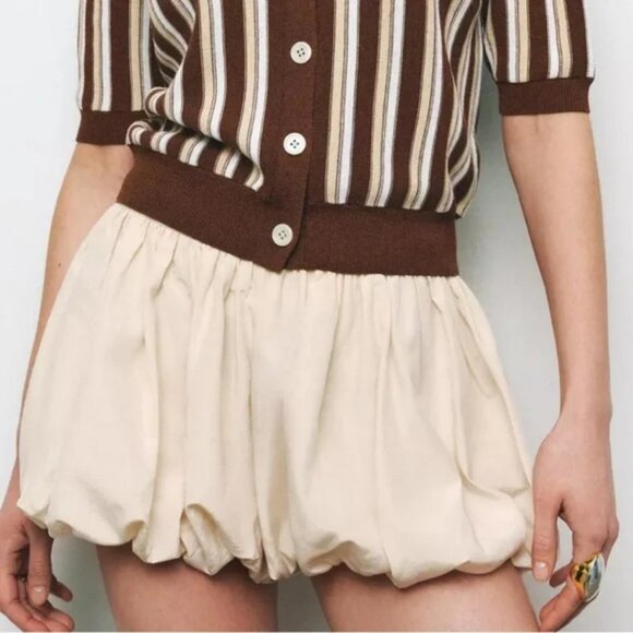 ZARA ZW COLLECTION BALLOON SKORT - Picture 2 of 4